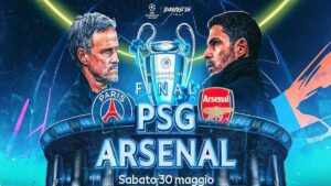 Champions League – Stasera la finalissima PSG-Arsenal: i segreti della sfida